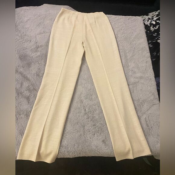 Escada silk/ wool straight leg pants, size 36(S) - Picture 3 of 6